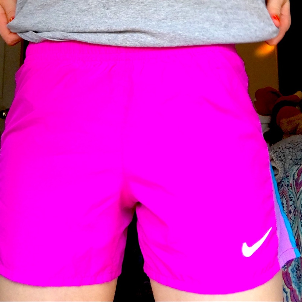 light pink shorts
